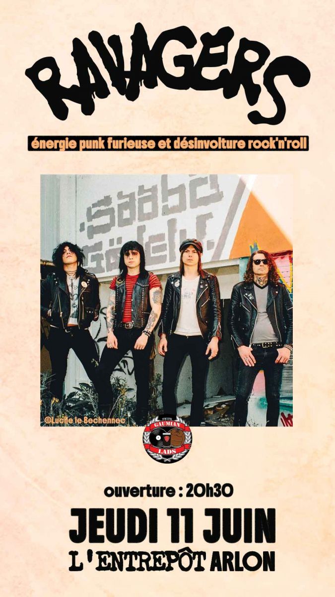 Affiche officielle Ravagers + The Downers